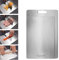 QZLSAYSL Tagliere Da Cucina Tagliere In Acciaio Inox, Bifacciale, Non Solo Per La Cucina, Ma Anche per Il Campeggio All'aperto, Le Feste, Ecc (29 * 20)