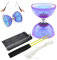 XJKLBYQ Ensemble de Diabolo Chinois yoyo, roulements Mobiles en Plastique Souple