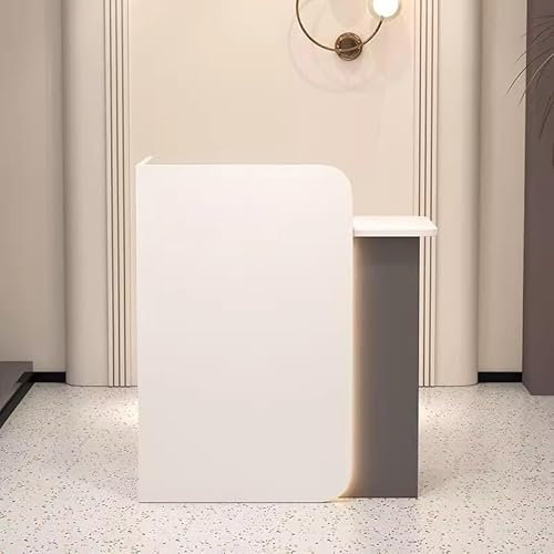 Tragbarer Podium-Tresen-Empfangstisch mit Schublade, Aufbewahrung, Kassierer, Rezeptionsraum, mobiles Design für einfache Einrichtung und Transport