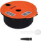 Reusable Coffee Capsule Coffee Filter Cup for Tas Maker with Additional Brush Spoon, Easy to Install and, Orange 180ML Capacity Pods (Orange 180ML)