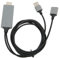 OVAQUIXI Adattatore HDMI USB Femmina a HDMI Maschio, Adattatore Cavo HDTV Interfaccia Multimediale HD 1080P per Proiettore Monitor IPhoneTV (BLACK)