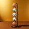 LengSuaa Ball Storage Rack 5 Tiers Ball Storage Garage Basketball Organizer Rack Iron Football Stand Vertical Football Display Stand Removable Football Stand for Basketball Football Volleyball