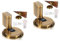 2pcs Windproof Door Block Door Hinge Stop Adjustable Closing Outside Door Draft Stopper Stoppers Hinge Door Stop Solid Door Stop Anti Collision Door Stopper Garage Door Stopper iplusmile