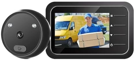 AMRTTWY Doorphone. Video Peephole Doorbell Camera,Auto Recording,Electronic Ring,Night View,Digital Door Viewer,Home Security .Video Doorphone
