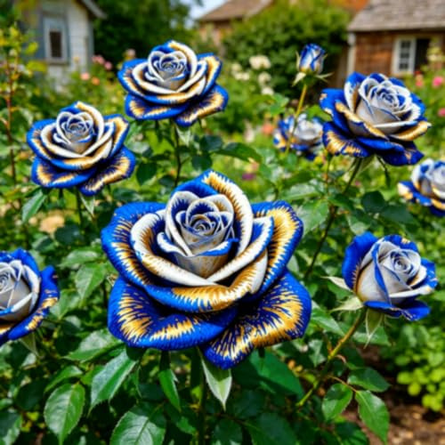 Farbenfrohe Rosenpflanzen, Rosenrhizom In GroßPackungen, Rosa, Fachgerecht Gepflanzt, GartenverschöNerung-1 Rhizom-G