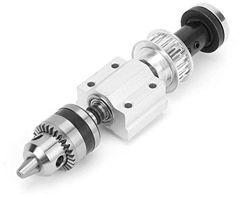 Sorandy Gruppo Mandrino Non Alimentato B12 Mandrino per Trapano M10 Manicotto Albero per da Tavolo Fai da Te Trapano da Banco Precisione 0,005 Mm
