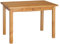 Robuster Esstisch aus massivem Kiefernholz mit Schublade – Erle-Optik, perfekt für Küche, Essbereich oder Restaurant (130 x 70 cm)