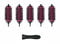LIGICKY Haarbürsten set rundbürste Mit Abnehmbaren Rollen Rundes Styling Werkzeug für lockiges Haar, 5 Rollen (5 cm) + 1 Griff, Klein