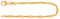 EDELIND Feines Armband Damen 585 Gelbgold Bracelet Singapurkette 2.4mm Armkette 14 Karat Echtgold Goldarmband mit Stempel Länge 18cm Made in Germany