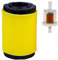 ZLKSKER 796031 - Filtro de aire con filtro de combustible, repuesto para B&S 591334 594201 797704 31A507 31A607, filtro de aire para cortacésped