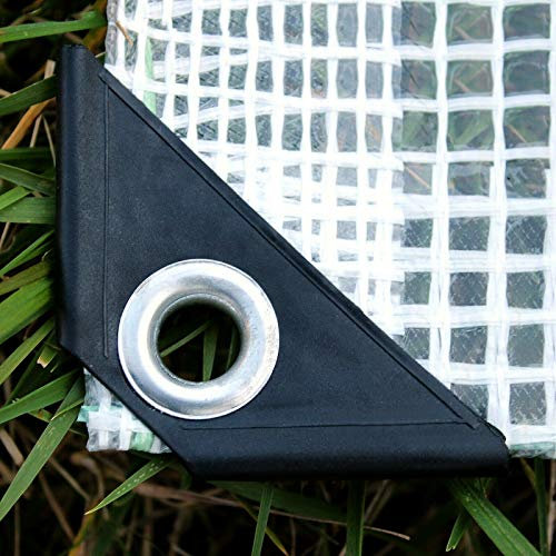 Agritrade AK Tarpaulin Waterproof Heavy Duty - Universal Tarp Sheet - Premium Quality Cover Made of 100 gram/Square metre Tarpaulin Nylon Weave,Eyelets, (2 x 3 m / 6.5' x 9.85' ft)