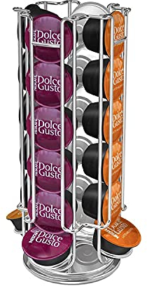 UTIZ Rotating Coffee Holder 24 Capsules Stand Holder for Dolce Gusto Coffee Machines
