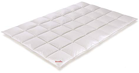 PARADIES Galia 100 Daunenbettdecke 135x200 cm - Übergangsdecke, Öko-Tex Zertifiziert Standard 100 Klasse 1, Gänsedaunendecke 100% Gänsedaunen