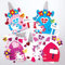 Baker Ross AX667 Kit Puerta de Hadas con Unicornio - Paquete de 4, artes y manualidades creativas para que los niños cuenten, hagan y creen