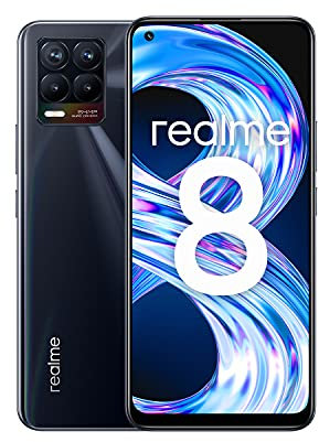 realme 8 - Smartphone 64GB, 4GB RAM, Dual Sim, Punk Black
