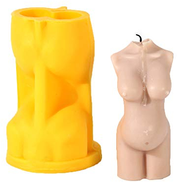 nicole Kerze Silikonformen Schwangere Frau Kerze Form, schwanger-weibliche Form handgemachte Wachsform