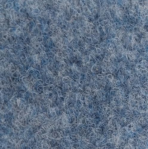 Nadelfilz Extra-Flex Meterware Restauration Innenraumverkleidung Instandhaltung Camperausbau 206 cm Breite (206 x 1400 cm, Blau)