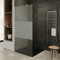 ROMA Paroi de douche Italienne verre 10 mm centre-opaque 160 x 200 cm