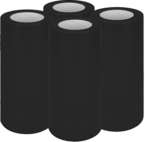 verpacking Premium Panzertape 50 m x 48 mm Schwarz Gewebeband Gaffa Tape Reparaturband hohe Klebekraft Klebeband mit Naturkautschuk-Kleber (36 Stück)