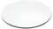 30cm Round Glass Coaster Decorative | Mirror Glass Display Candle Plate | Mirrored Candle Tray Vanity Perfume Tray