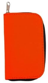 22 Slots Memory Card SD Card Storage Carrying Pouch Holder Case Bag, Suitable for CF/SD/Micro SD/SDHC/MS/DS Game Cards, Organiser Accessories (Orange)