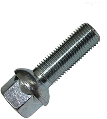 1x Radschraube Radbolzen Kugelbund M12x1,5 28mm kompatibel mit Audi Mercedes-Benz Smart VW