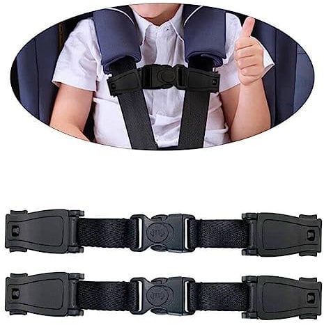 SJBAUTYO Abschnallschutz Kindersitz,2 STK Gurtsicherung, Autositz Brustgurt Clip, Brust Sicherung Sicherheitsgurt für Autositze Kinderwagen Kinderhochstühle Fahrradsitze