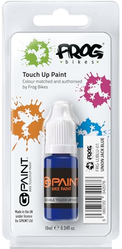 G-Paint Bike Paints - Frog Bike Touch-Up Paint - UNION JACK BLUE, Frog Bikes - Bike Paint Scratch Repair & Chip Filler - 1 x 10ml Bottle