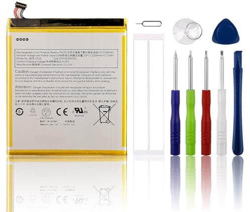 SwarKing Rechargeable 0-Cycle Ersatz Akku ST28 58-000255 Kompatibel mit Fire 7 (9th Gen) M8S26G -2019 mit Free Tools