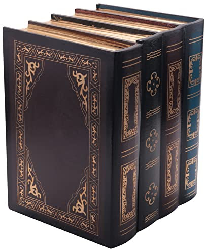 ZDSFSD Vintage Storage Box - Antique Wooden Book Jewelry Props Study Ornaments Decorative Packaging