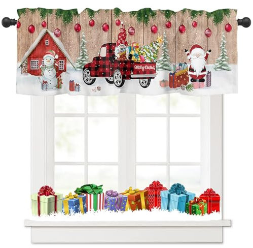 Tokusyou Tenda natalizia a forma di gnomo, motivo Babbo Natale, pupazzo di neve, opaca, per il soggiorno, larghezza 137 x altezza 45 cm