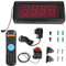 Fitness Minuteur, Minuterie de Gym Horloge Murale Fitness Timer, Minuteur Digital Chronomètre et Compte à Rebours, Volume Réglable,Télécommande, pour Maison garages l'extérieur