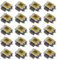 eMagTech 20 Stück 4-poliger SMT-SMD-Drucktastenschalter, 4,7 x 3,5 x 1,6 mm, SMD-Schildkrötenschalter, Oberflächenmontage, Tastenschalter, 0,1 A/5 V