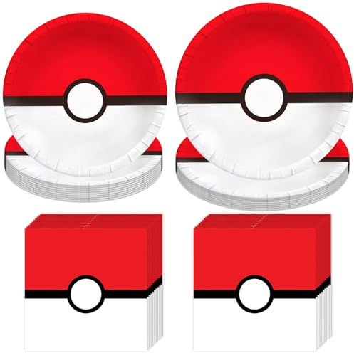 40 Stück Partygeschirr Set,Kindergeburtstag Geschirr Set,Partygeschirr Geburtstag,Kindergeburtstag Geschirr Set,Mit Teller Becher Servietten,für Gebutstag Party Mädchen Junge