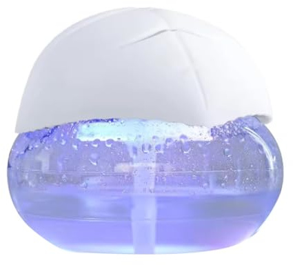 Uikdjgu Luftreiniger Wasserbasierte Waschluft Erfrischer mit 7 LED-Farbwechsellicht Luftrevitalisierungs- & Erfrischer EU-Stecker A