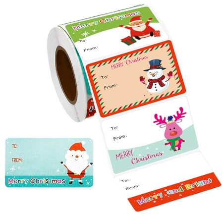 Weihnachtsetiketten Feiertags Namensschilder Dekorationen