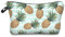 PREMYO Kosmetiktasche Klein für Handtasche - Schminktasche Damen Make Up Tasche - Federmappe Mädchen Etui Ananas
