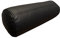 Quattro Meble Schwarz Echt Leder Nackenrolle Nackenkissen Lederkissen Sofa Dekokissen Rindsleder Kissen Kopfstützen Kopfkissen Durchmesser 15cm (55cm x D-15cm)