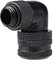G1 / 4 Gewinde Adapter, Ellenbogen Wasserkühlung Fitting Adapter, Messing 90 Grad Winkeladapter, mit Silikondichtung, für 14MM PC Wasserkühlung - Schwarz
