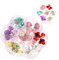 Hifot 7 Paare Clip Mädchen Ohrringe Prinzessin Klipp Ohrring Set Dress up Prinzessin Schmuck Zubehör für Mädchen Kinder Kleinkind in 2 klaren Boxen