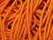Fashion-Sonderposten Gummiband, Gummilitze, Gummikordel 3mm in Orange - 1 Meter