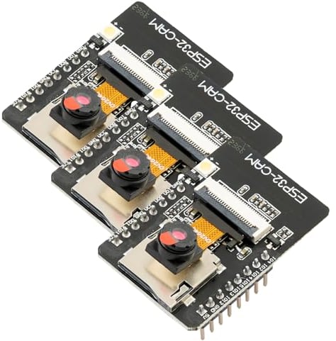 AZDelivery 3 x ESP32 Cam Modul + Bluetooth ESP32 5V Dual Core 32-bit CPU mit 2MP Kamera Entwicklungsboard kompatibel mit Arduino inklusive E-Book!
