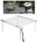 parrilla de barbacoa de acero inoxidable plegable, Tubo de Barbacoa Plegable de Acero Inoxidable, minigparrilla desmontable de acero inoxidable, mini parrilla de camping portátil para picnic