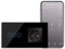 CNBINGO Interruttore touch intelligente con presa Schuko da incasso con cornice in vetro, interruttore della luce WLAN da lavoro con Alexa, interruttore a parete triplo in nero