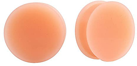 XINHE Flesh Tunnel Silikon - 2 Stück Ultra-Soft Voll-Silikon Klassisch Double Flared Tunnel oder Plug Punk Unisex,24mm