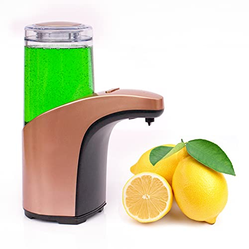 Bauqoo,Dispensador de jabón automático de última generación, con sensor de infrarrojos, desinfectante, dosificador automático de jabón higienizante, idea regalo de 300 ml