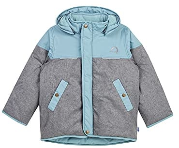 Finkid Koira Ice Colorblock - Wasserdichter isolierter Kinder Winterparka, Größe 80-90 - Farbe Charcoal - Smoke Blue