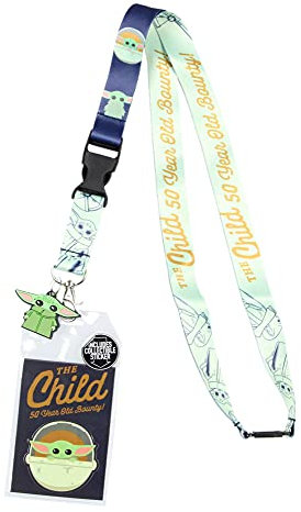 Bioworld Porte-badge Star Wars The Mandalorian The Child 50 Year Old Bounty