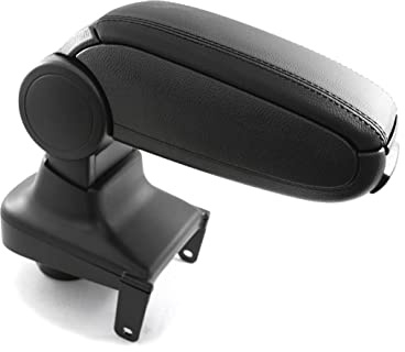 Accoudoir central console centrale boîte de rangement en cuir noir pour Clio IV 4 2012-2019