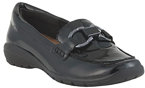 Easy Spirit Mocassino Avienta Uomo, Vernice nera 006, 7.5